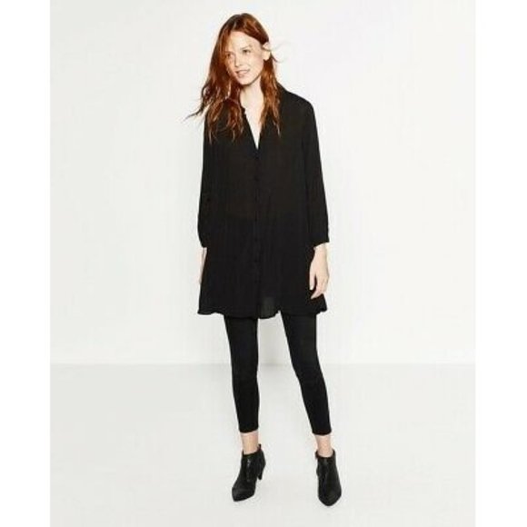 Zara Tops - Zara | Buttoned up shirt dress